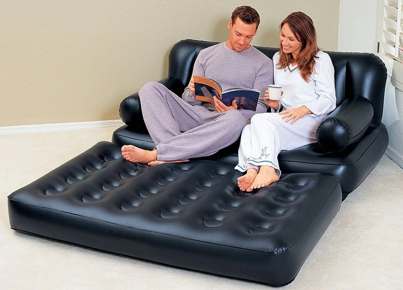 Gran Sofá cama inflable plegable doble - El Consumidor.Org